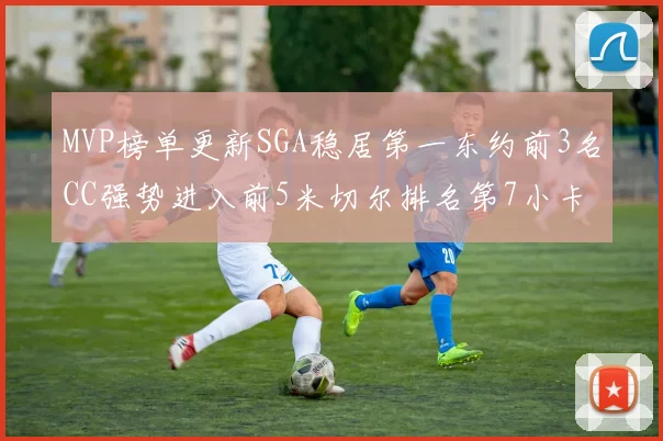 MVP榜单更新SGA稳居第一东约前3名CC强势进入前5米切尔排名第7小卡获提名